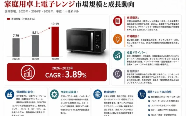 LP Information、家庭用卓上電子レンジの世界市場予測を発表