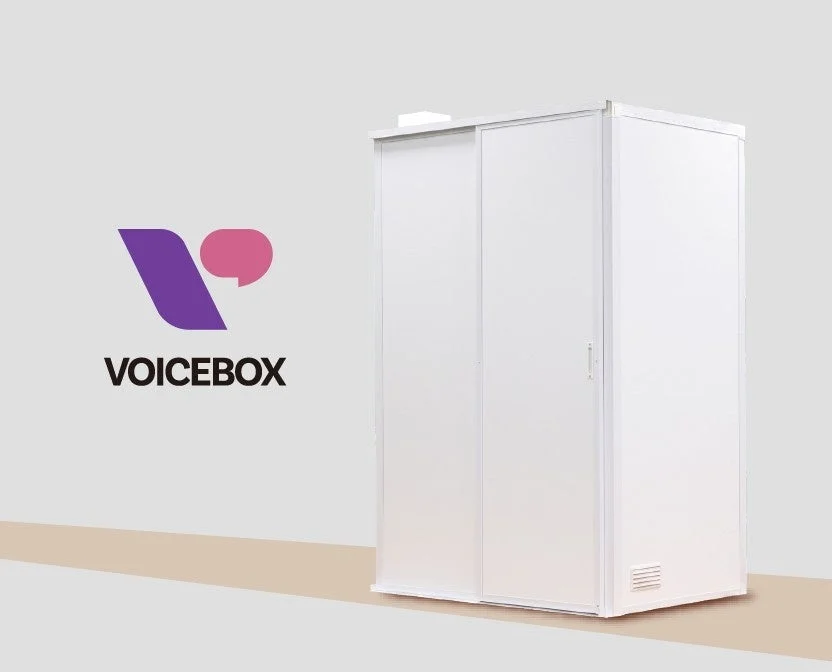 VOICEBOXのブース外観