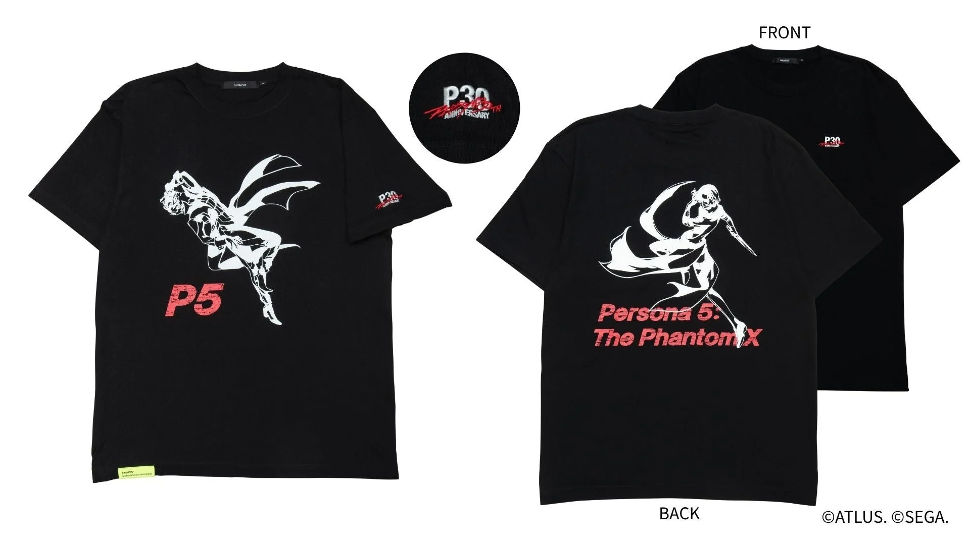 ペルソナ30th Tシャツ(P5)