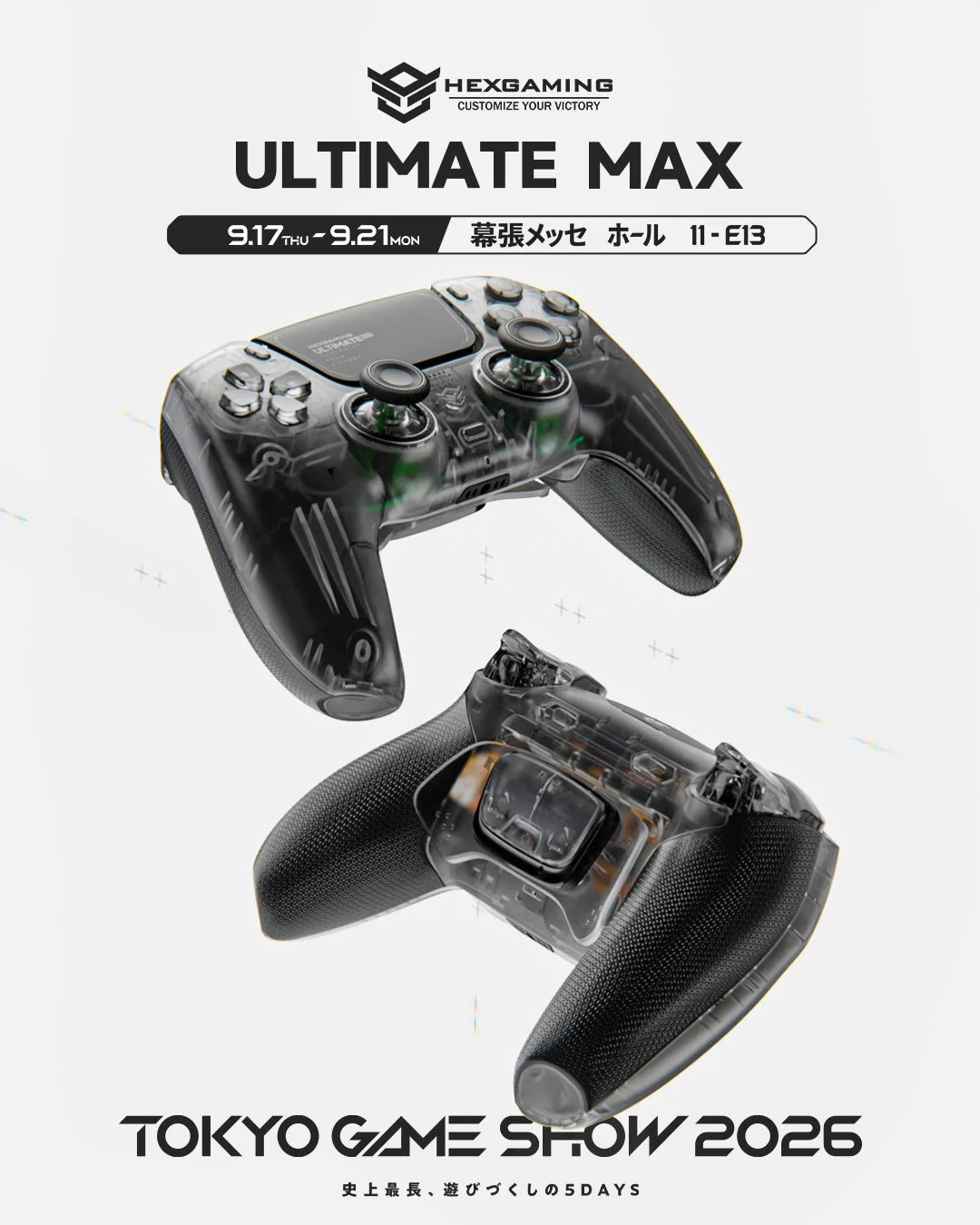 HexGamingコントローラー4モデル