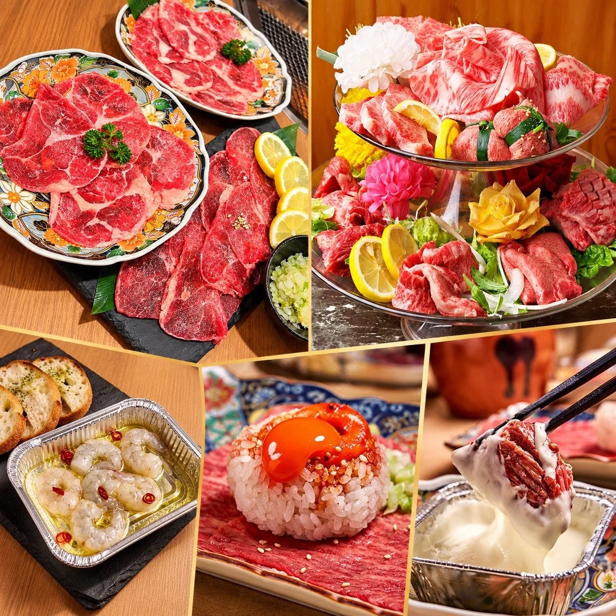 バラエティ豊かな食べ放題メニュー