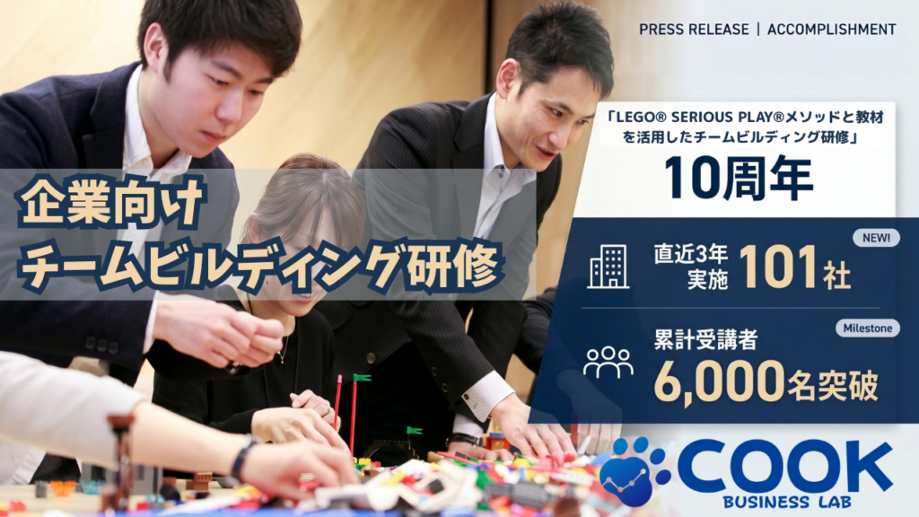 10年の実績を紐解く｜レゴ®シリアスプレイ®を活用したチームビルディング研修を提供するクック・ビジネスラボ