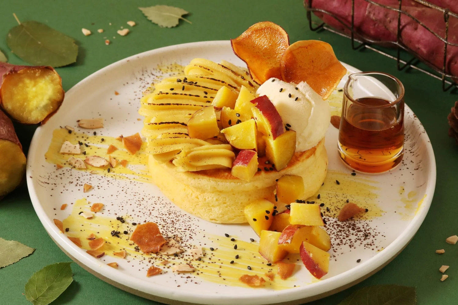 焼きスイートポテトパンケーキ