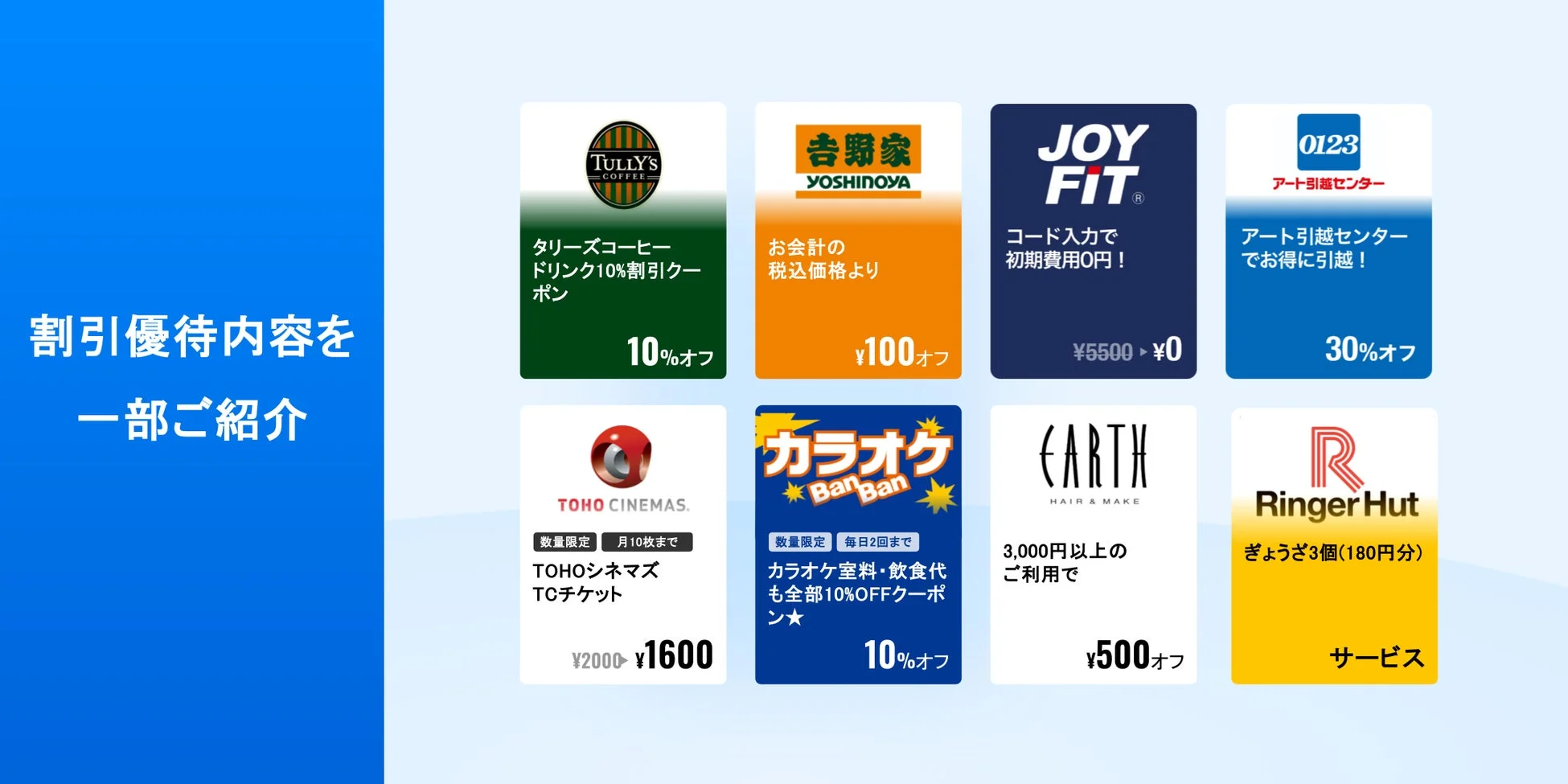 カンリー福利厚生の優待内容