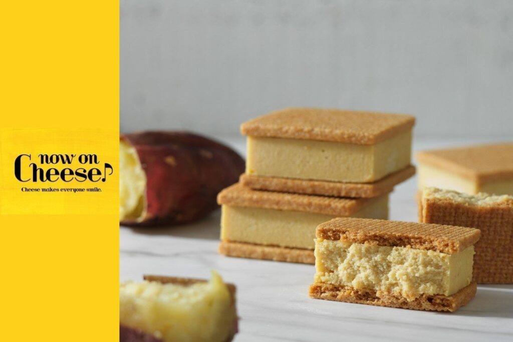 【秋限定商品！】チーズスイーツ専門店「Now on Cheese♪」ルミネ新宿店、9月29日（火）より、安納芋を使用した「チーズケーキサンド・スイートポテト」が販売開始！
