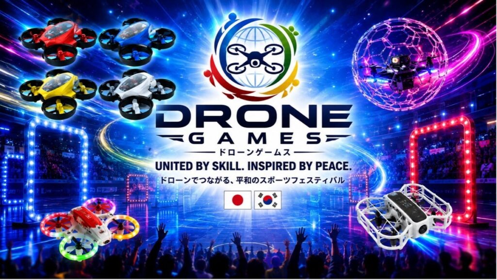 【ドローンの平和利用をスポーツで実現】 日本発のドローンスポーツ複合イベント「DRONE GAMES2026」開催