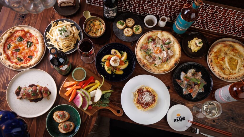 【10/21（水）プレオープン】錦糸町発の『洋食堂 オレん家゛』2号店が船橋駅徒歩1分に誕生。オープン記念として生ビール・ワイン含むドリンク50種とピザ1枚が半額に！