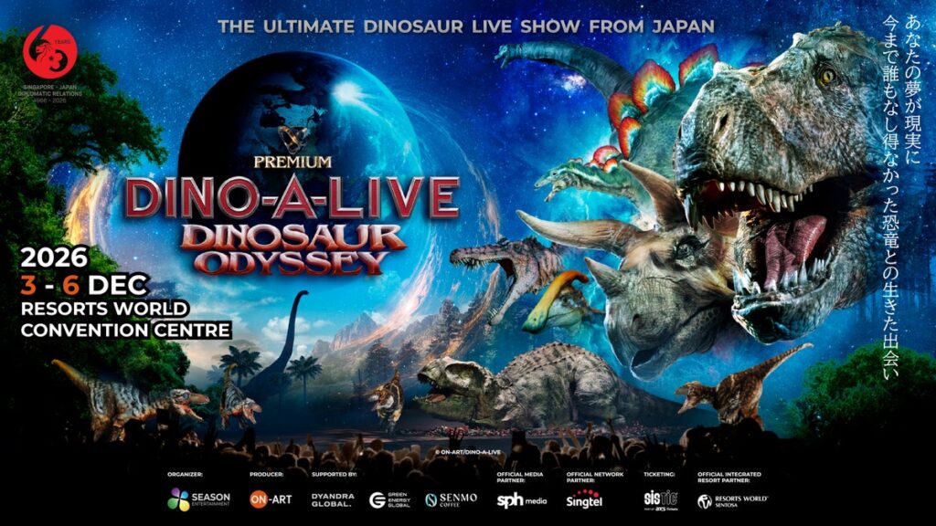 DINO-A-LIVE 海外初 屋内型公演がシンガポールにて開催決定！