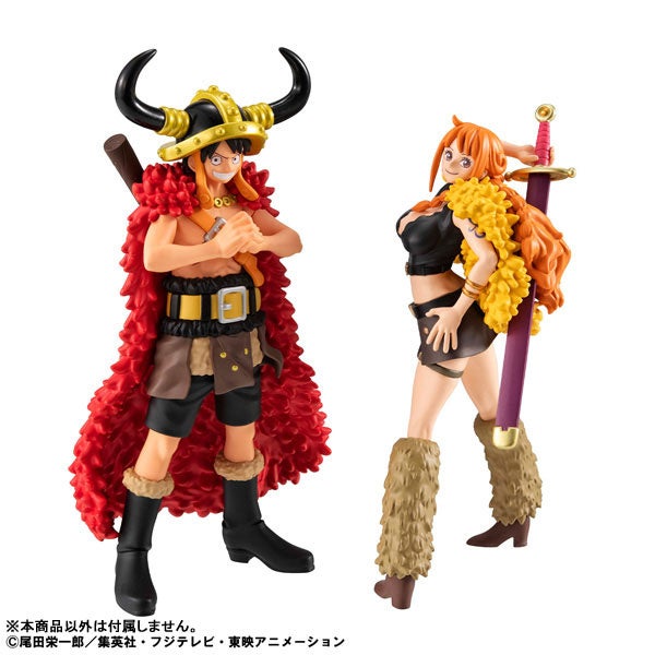 『ONE PIECE』より、エルバフ編の「モンキー・D・ルフィ」「ナミ」がブリスターのまま飾れるコレクタブルフィギュアで登場。あみあみにて予約受付中。