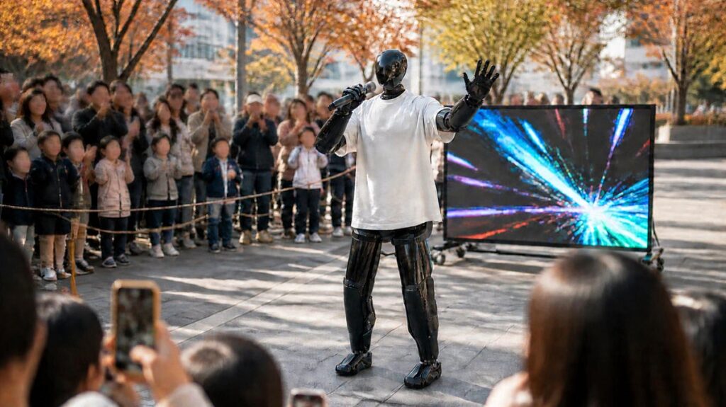 カラクリとHighlanders、音声AI×ヒューマノイドによる「AI大道芸人」を共同開発