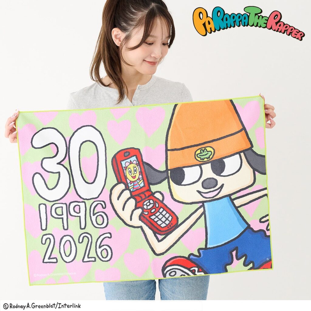 パラッパラッパー30周年を記念したアートを使用したアパレル・雑貨商品がプレミアムバンダイに登場！
