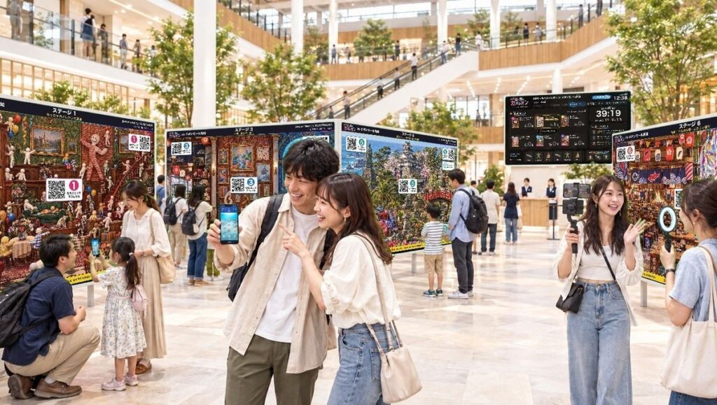 【緊急開催・全国初】人気ゲーム『めっちゃカメレオン』公式のARかくれんぼ「ARめっちゃカメレオン」、10月24日・25日にイオンモール高知で開催。スマホでぬったカメレオンを会場の景色にかくす新体験