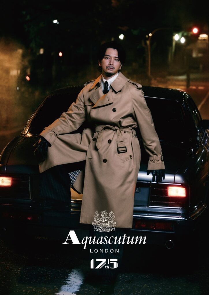 松本潤さんをトレンチコートアンバサダーに起用・10月12日(月)からコンセプトムービーを公開 / Aquascutum175周年 アニバーサリーキャンペーン